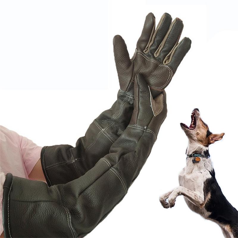 Garden Gloves - قفازات الحيوانات الأليفة جلد البقر والجلود