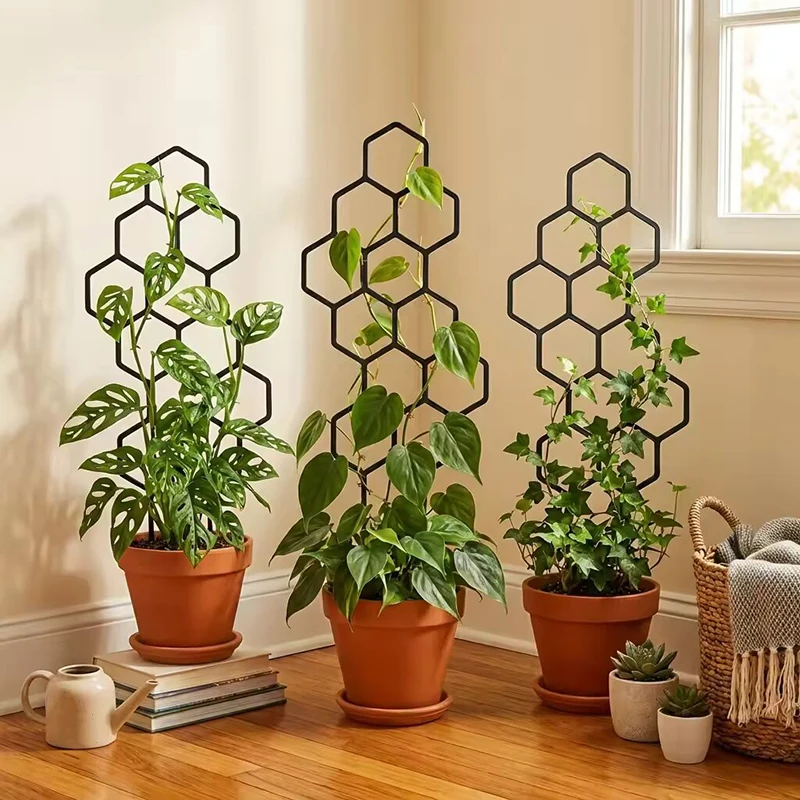 Indoor Herb Garden - 2/4 قطع دعامات نباتات بلاستيكية بتصميم