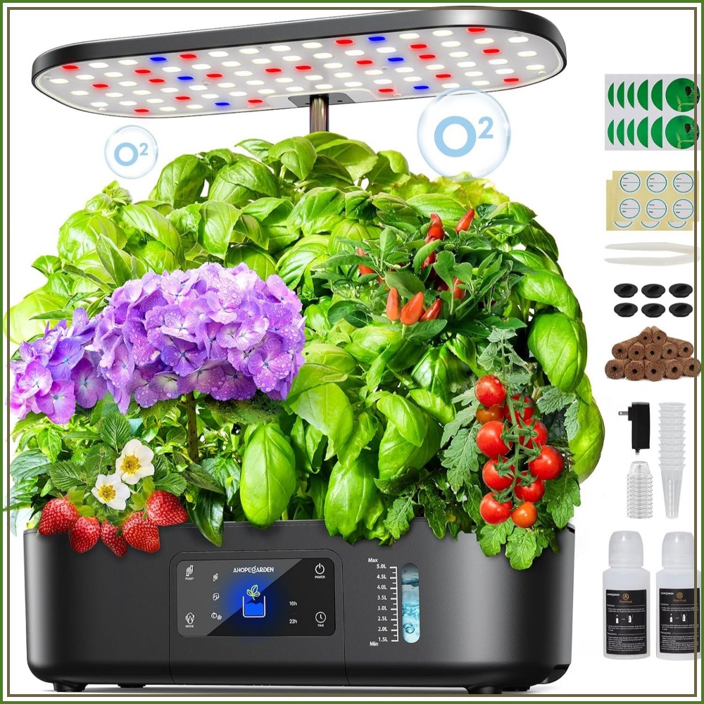 Indoor Herb Garden - حديقة داخلية هيدروبونية بـ 12 وحدة