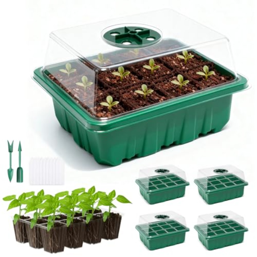 Seed Starter Tray - 5 عبوات من صواني بذور مع