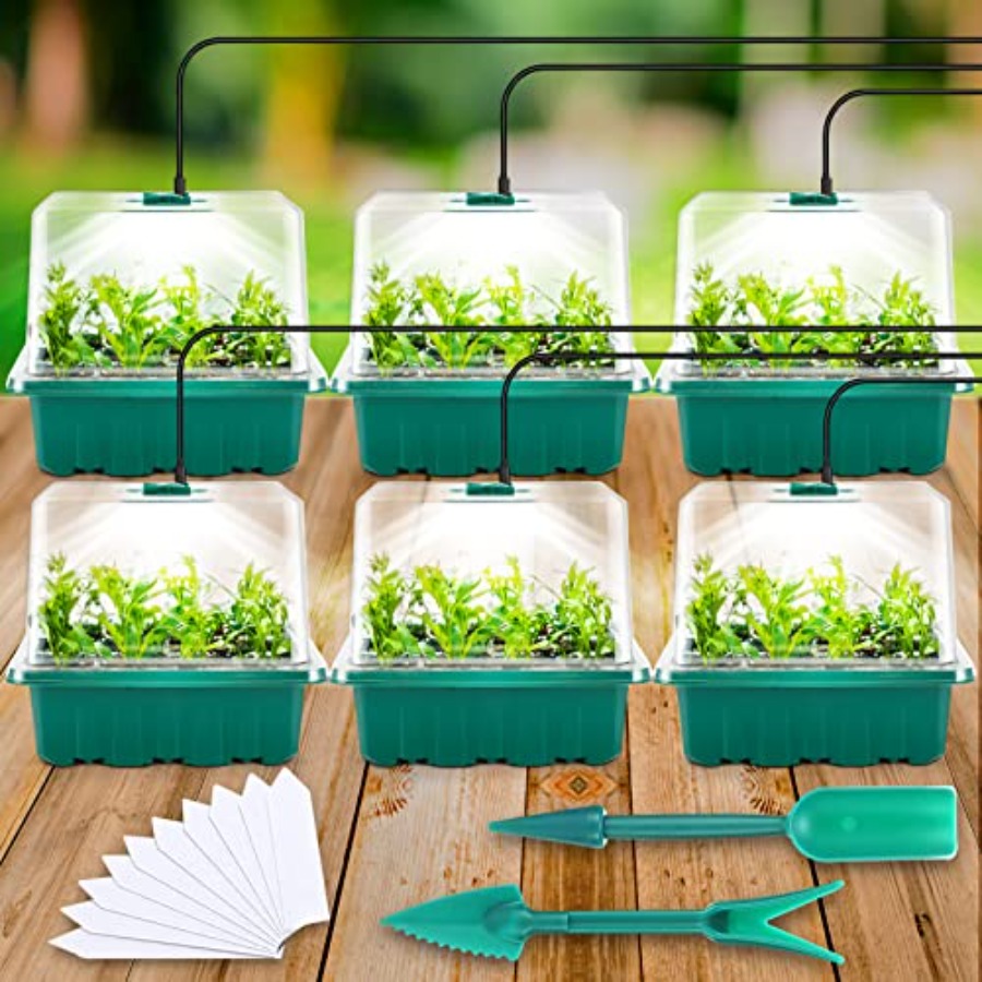 Seed Starter Tray - صينية بذور مع إضاءة، طقم بدء