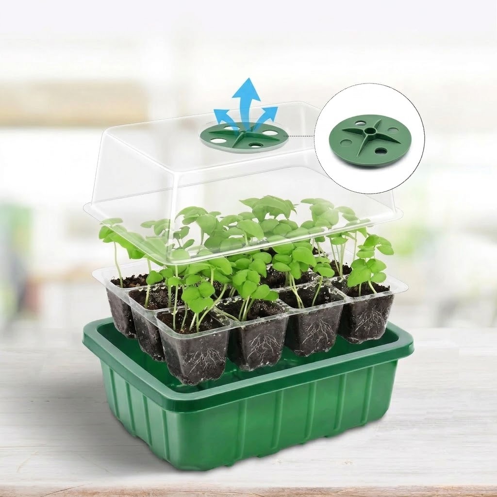 أقبية قابلة لتعديل الرطوبة، صي - مراجعة Seed Starter Tray وسعره