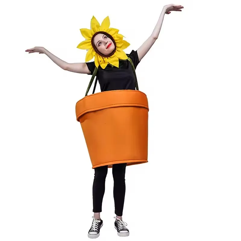 زي وعاء زهور الهالوين للبالغين - مراجعة Plant Pot وسعره