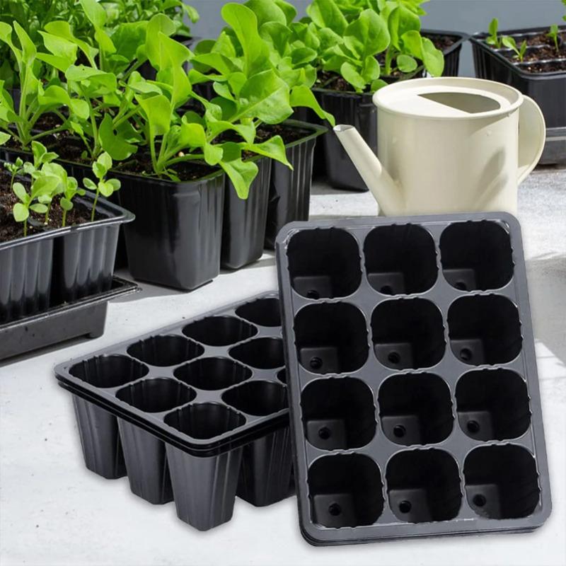 12 ثقوب أواني شتلات الخضروات ص - مراجعة Seed Starter Tray وسعره