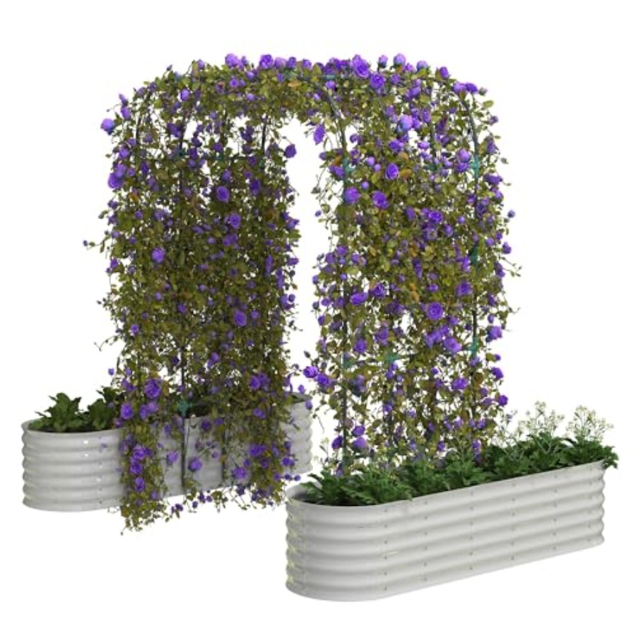 سرير زراعة مرتفع مصنوع من الفو - مراجعة Raised Garden Bed وسعره