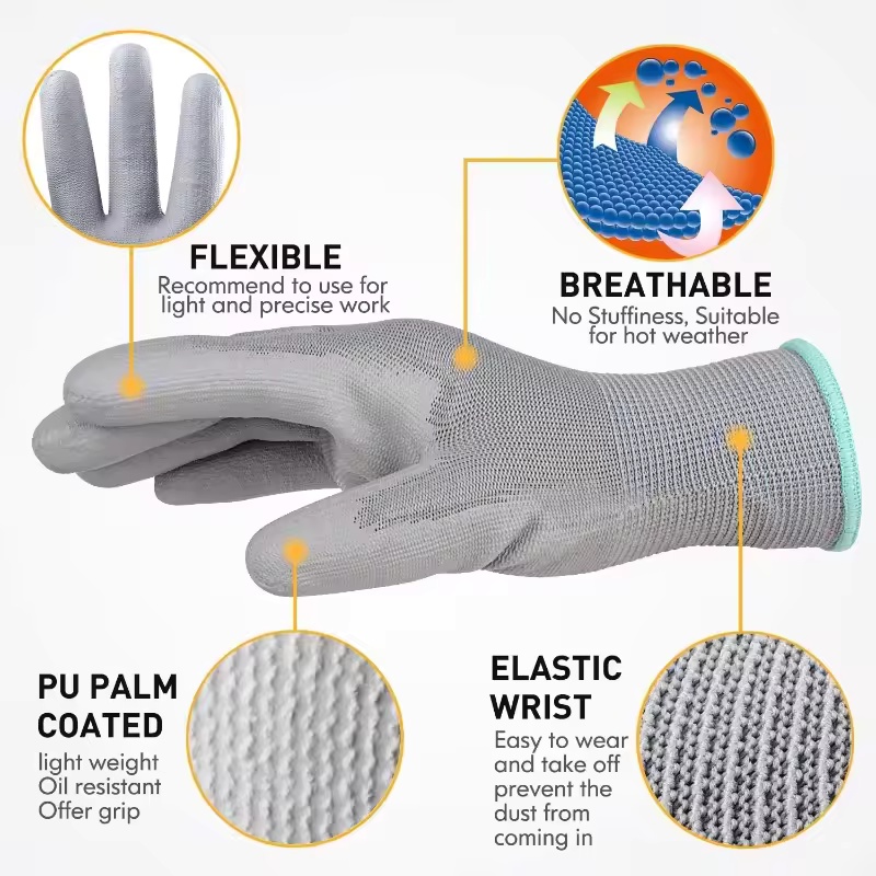 20 قطعة قفازات العمل السلامة ب - مراجعة Garden Gloves وسعره