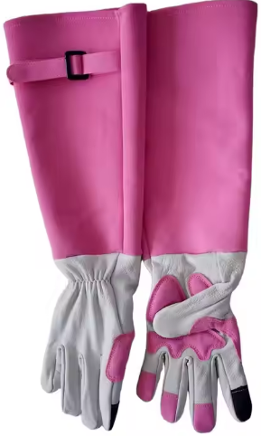 قفازات حدائق طويلة الأكمام مقا - مراجعة Garden Gloves وسعره