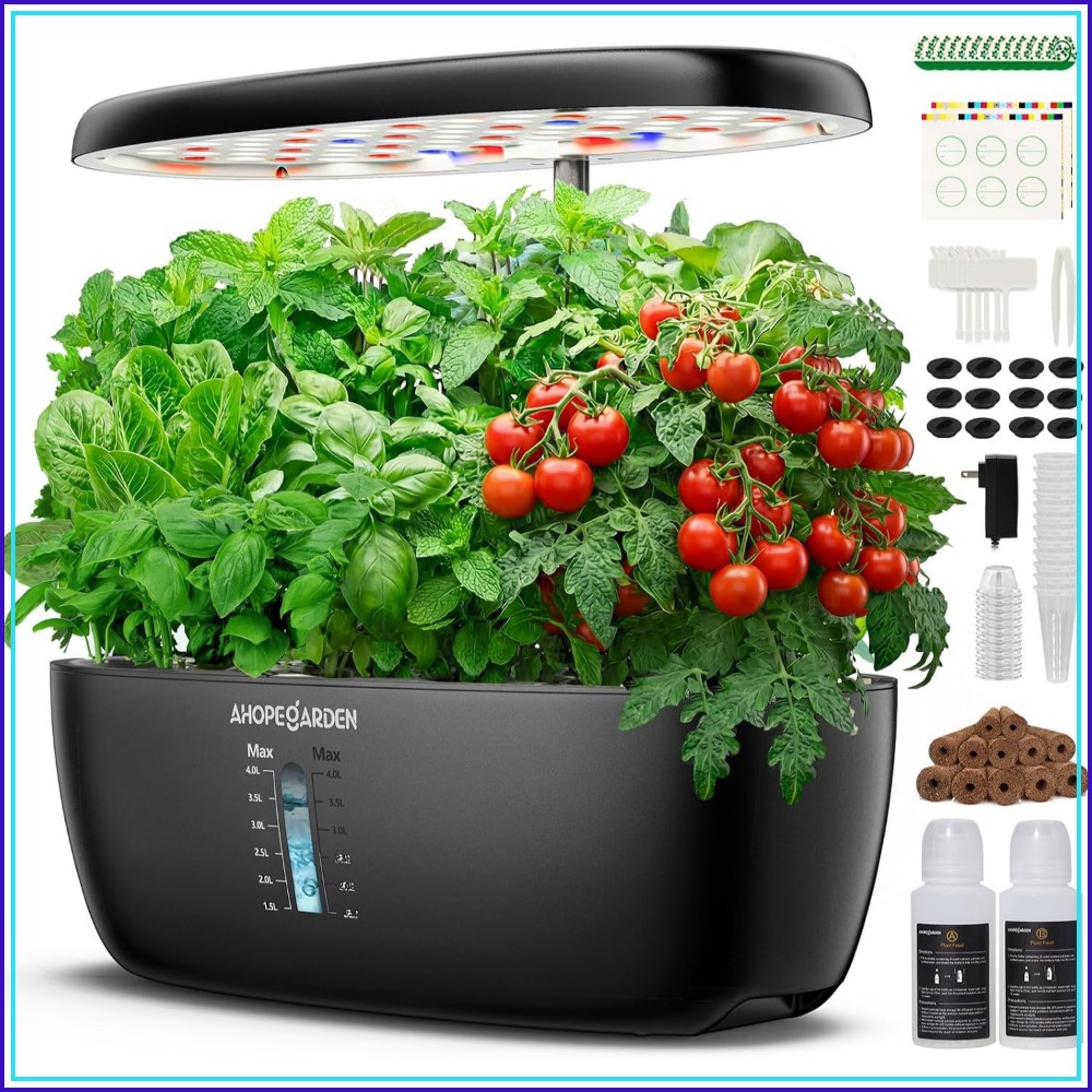 حديقة زراعة مائية بـ 12 وحدة م - مراجعة Hydroponic Kit وسعره