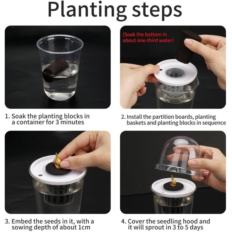 [ABFI!】 كوب شتلات هيدروبونيك،  - مراجعة Hydroponic Kit وسعره