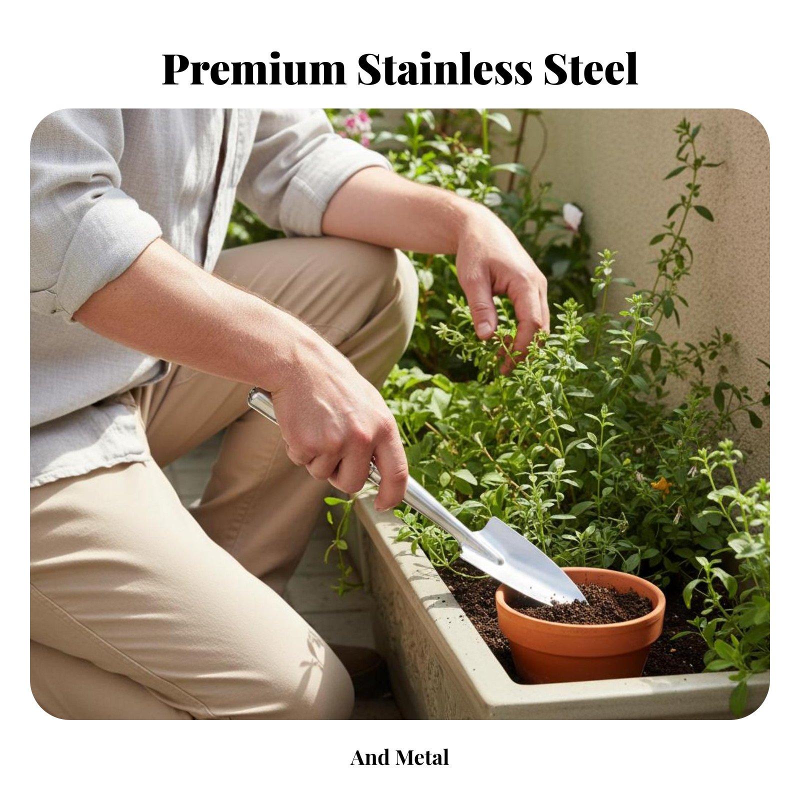 مجرفة صغيرة من الفولاذ المقاوم - مراجعة Trowel Garden Tools وسعره