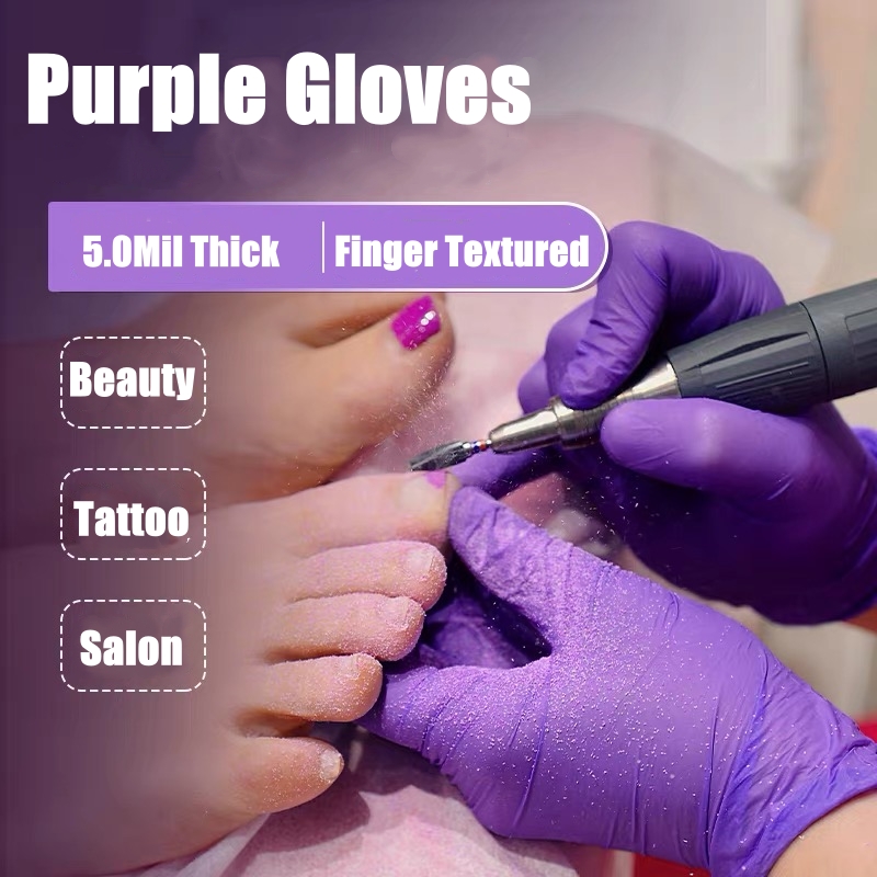 50/100 قطعة قفازات النتريل الب - مراجعة Garden Gloves وسعره