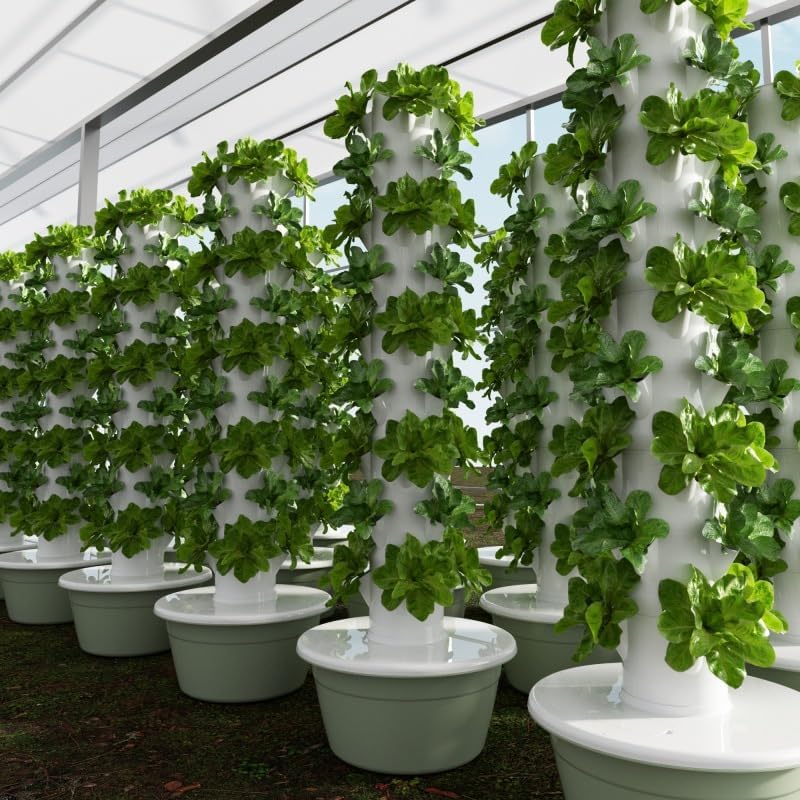 برج زراعة عمودي هيدروبوني للخض - مراجعة Vertical Planter وسعره